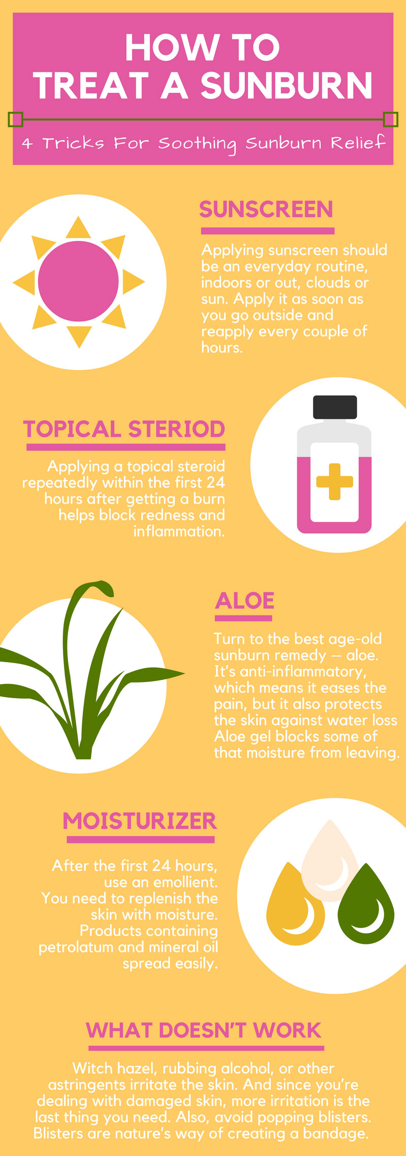 how-to-treat-a-sunburn-infographic