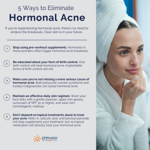 how to get rid of acne caused by hormones